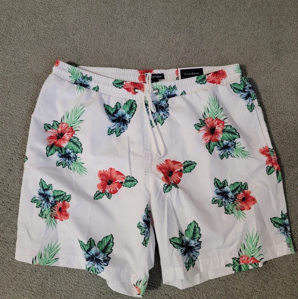 Club Room Quick Dry Swim Trunks size Large